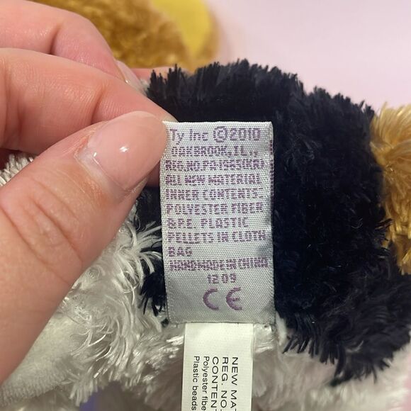 Ty Beanie Boo Buddies 10" COOKIE Beagle Plush Dog 2010 Excellent Used Condition - Picture 8 of 10